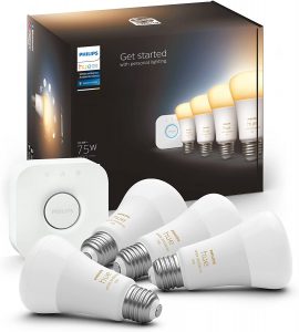 Philips Hue White Ambiance A19 Starter Kit