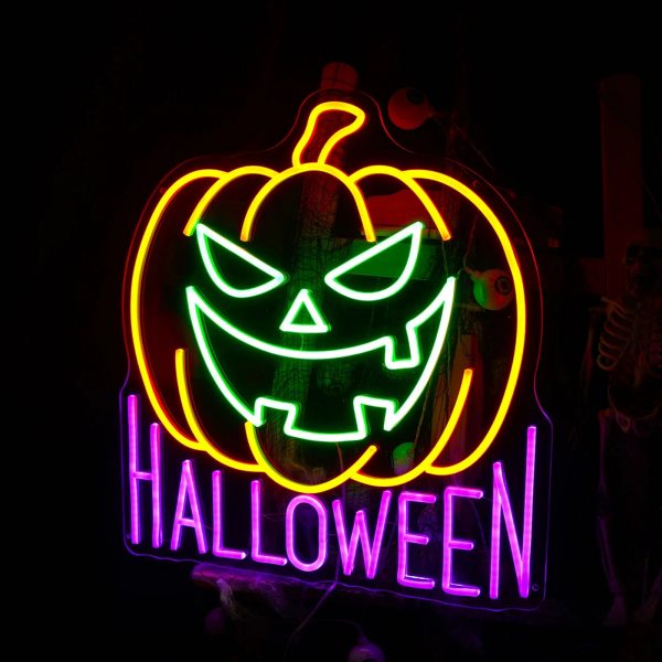 Pumpkin Halloween Neon Sign