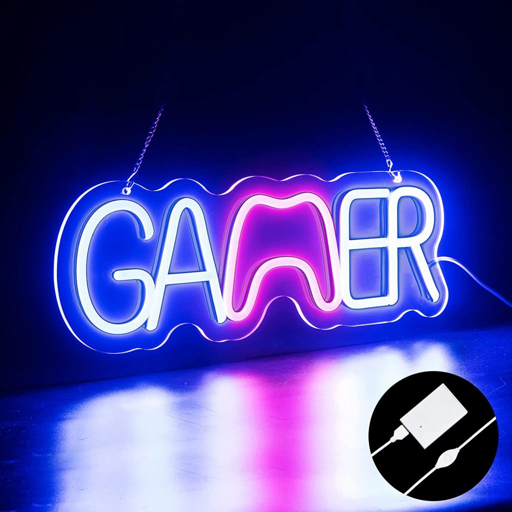 LED Gamer Neon Sign Liuyang Lamps