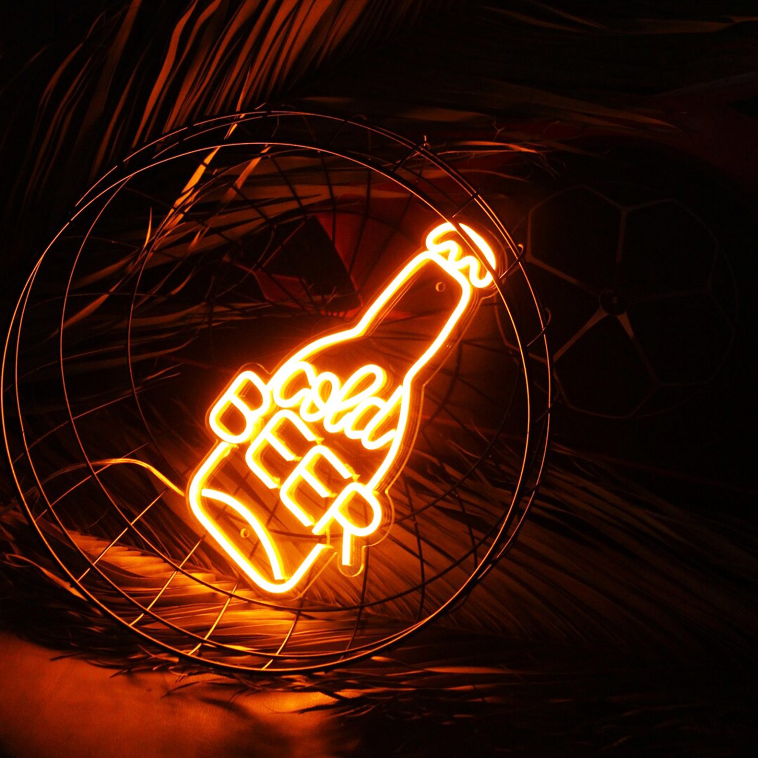 Cold Beer Bottle Neon Sign | Liuyang Lamps