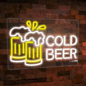 Cold Beer Neon Sign