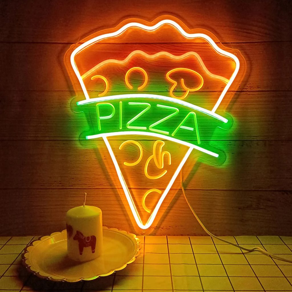Pizza Slice Led Neon Sign | Liuyang Lamps